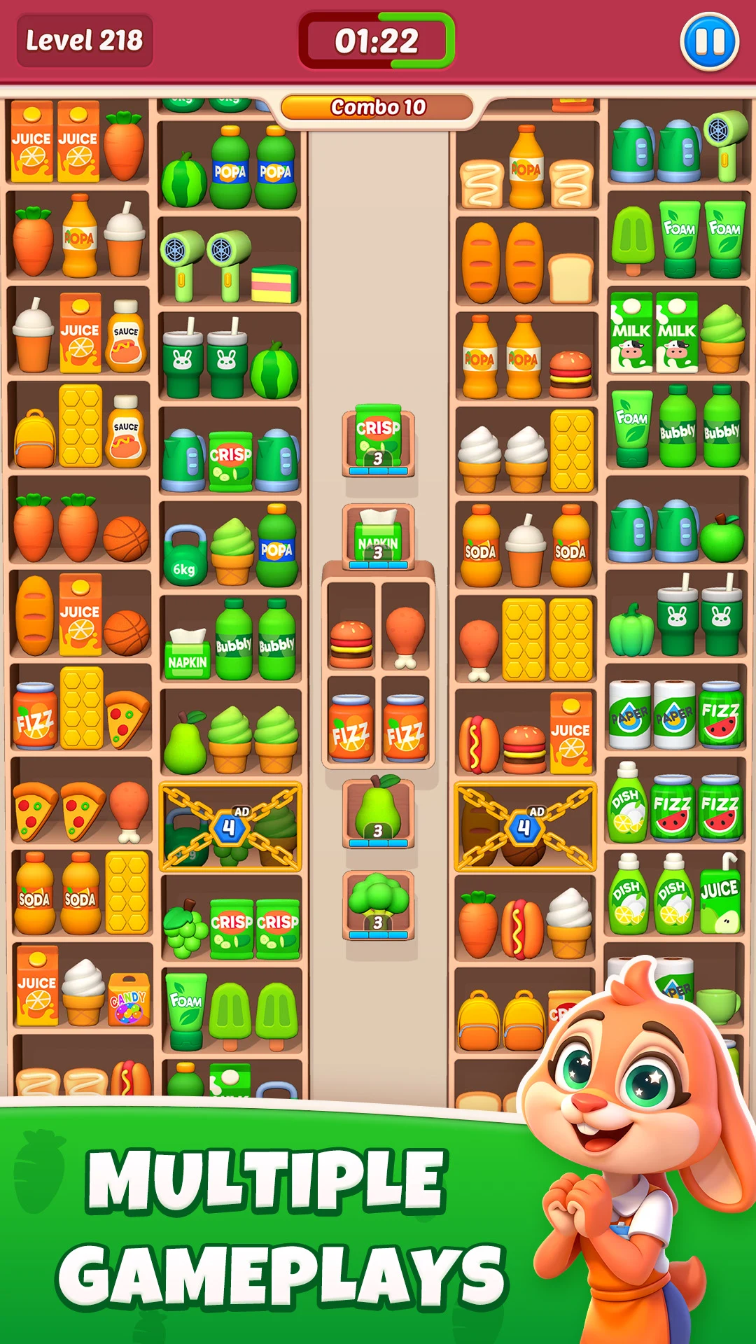 Row's Goods Sort: Triple Match screenshot