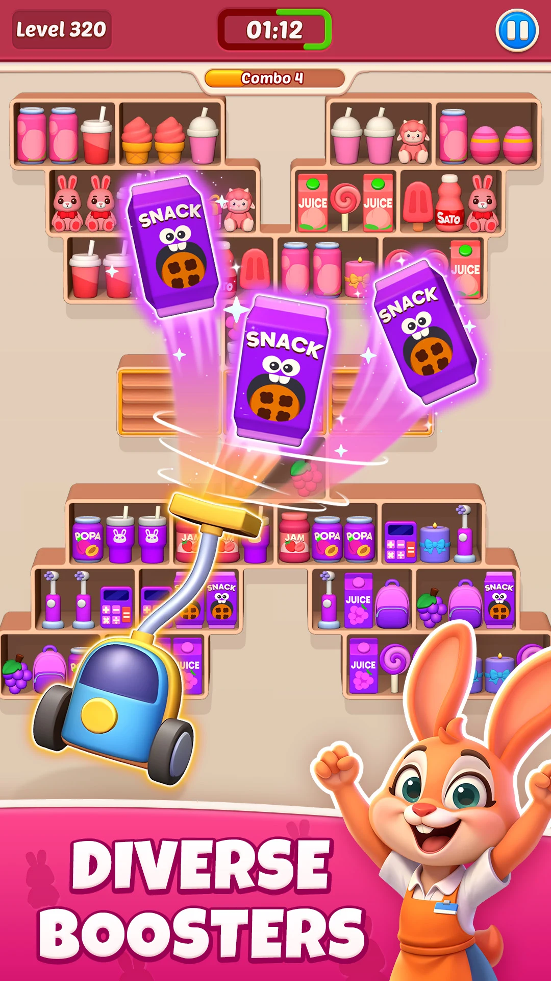 Row's Goods Sort: Triple Match screenshot